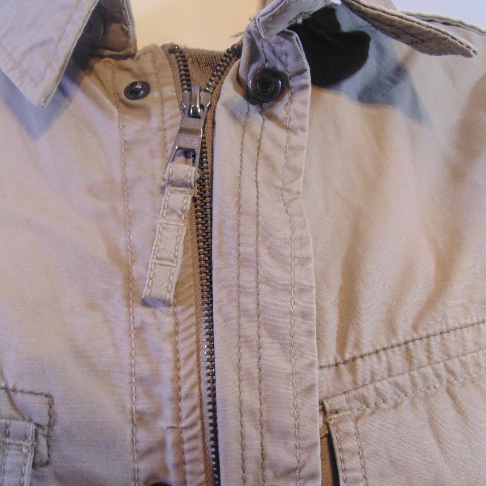 Timberlan Khaki full zip mid lenght jacket medium. - Picture 7 of 8